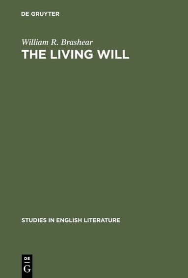 William R. Brashear - living will, Inbunden