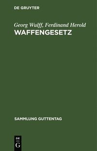 bokomslag Waffengesetz