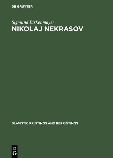 Sigmund Birkenmayer - Nikolaj Nekrasov, Inbunden