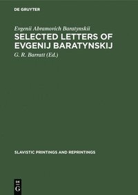 bokomslag Selected Letters of Evgenij Baratynskij