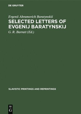 bokomslag Selected Letters of Evgenij Baratynskij