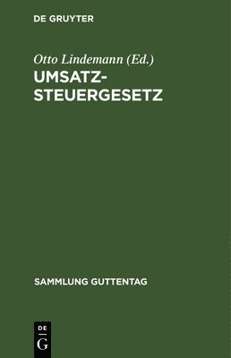 bokomslag Umsatzsteuergesetz