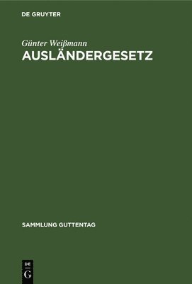 bokomslag Ausländergesetz
