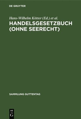 bokomslag Handelsgesetzbuch (ohne Seerecht)