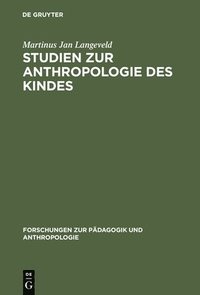 bokomslag Studien Zur Anthropologie Des Kindes