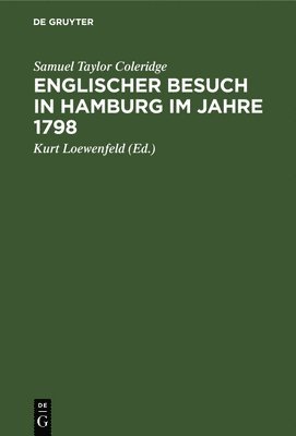 bokomslag Englischer Besuch in Hamburg Im Jahre 1798
