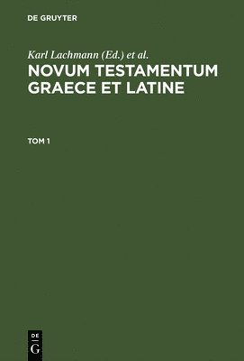 bokomslag Novum Testamentum Graece et Latine