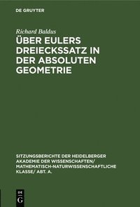 bokomslag ber Eulers Dreieckssatz in Der Absoluten Geometrie