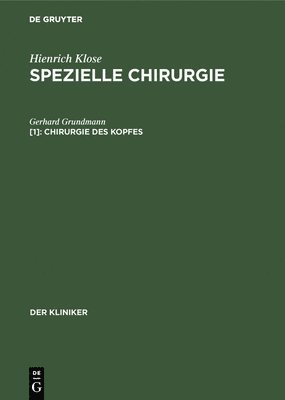 Chirurgie des Kopfes 1