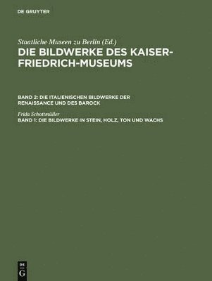 bokomslag Die Bildwerke in Stein, Holz, Ton und Wachs