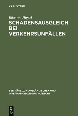 bokomslag Schadensausgleich bei Verkehrsunfllen