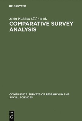 bokomslag Comparative survey analysis
