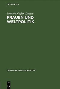 bokomslag Frauen Und Weltpolitik