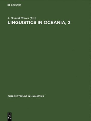 bokomslag Linguistics in Oceania, 2