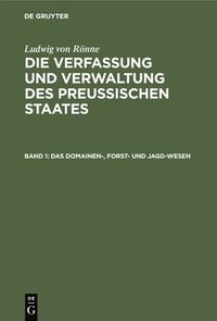 bokomslag Das Domainen-, Forst- und Jagd-Wesen