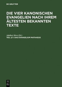 bokomslag Das Evangelium Mathaeus