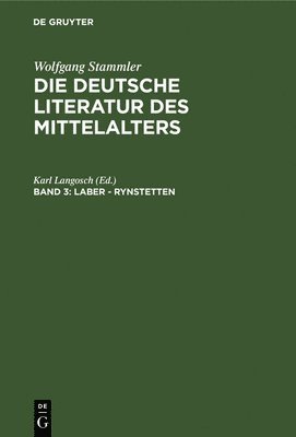 Karl Langosch - Laber - Rynstetten, Inbunden
