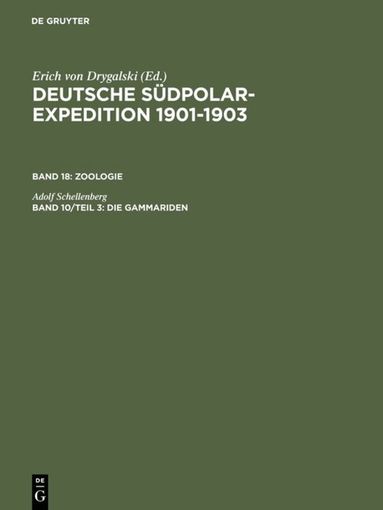 Adolf Schellenberg, Erich von Drygalski - Die Gammariden, Inbunden