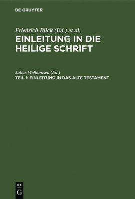 bokomslag Einleitung in das Alte Testament