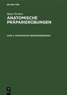 bokomslag Anatomische Prparierbungen