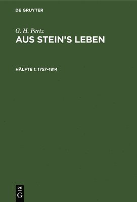 G H Pertz - 1757-1814, Inbunden