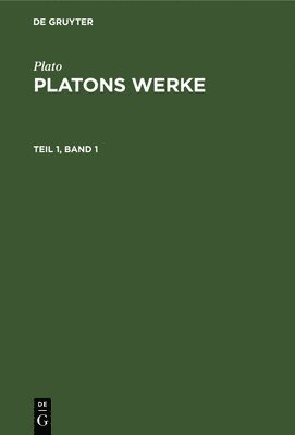 Platons Werke 1