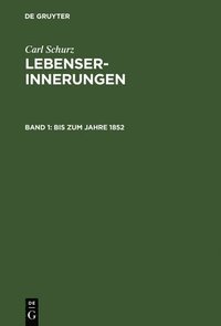 bokomslag Bis Zum Jahre 1852