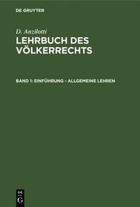 bokomslag Einführung - Allgemeine Lehren
