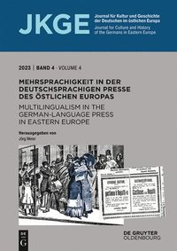 bokomslag Mehrsprachigkeit in Der Deutschsprachigen Presse Des stlichen Europas / Multilingualism in the German-Language Press in Eastern Europe