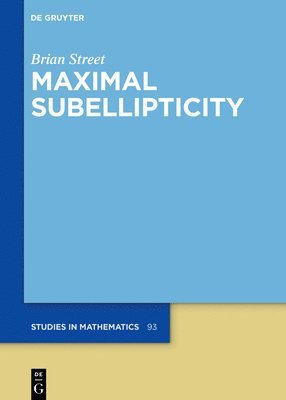 Maximal Subellipticity 1