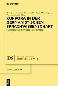 bokomslag Korpora in der germanistischen Sprachwissenschaft