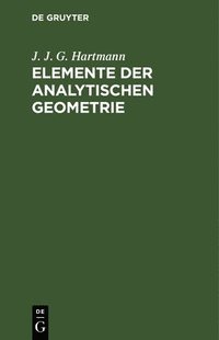 bokomslag Elemente Der Analytischen Geometrie