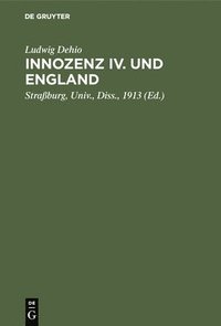 bokomslag Innozenz IV. und England