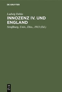 bokomslag Innozenz IV. und England