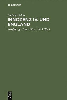 Innozenz IV. und England 1