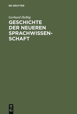 Geschichte der neueren Sprachwissenschaft 1