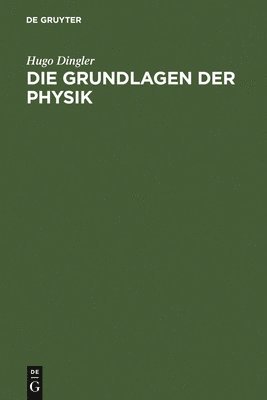 bokomslag Die Grundlagen der Physik