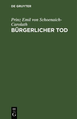 Brgerlicher Tod 1