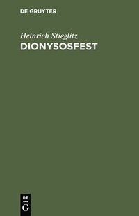 bokomslag Dionysosfest