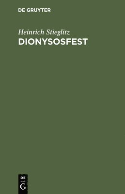 bokomslag Dionysosfest