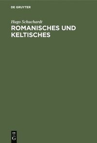 bokomslag Romanisches und keltisches