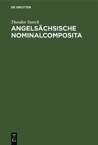 bokomslag Angelschsische Nominalcomposita