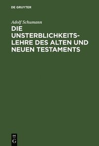 bokomslag Unsterblichkeitslehre des Alten und Neuen Testaments