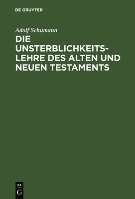 bokomslag Unsterblichkeitslehre des Alten und Neuen Testaments