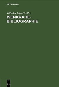 bokomslag Isenkrahe-Bibliographie