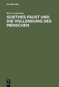 bokomslag Goethes Faust Und Die Vollendung Des Menschen