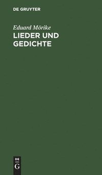 bokomslag Lieder und Gedichte