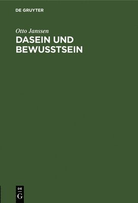 bokomslag Dasein Und Bewusstsein