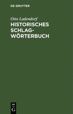 Historisches Schlagwrterbuch 1