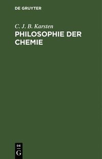 bokomslag Philosophie der Chemie